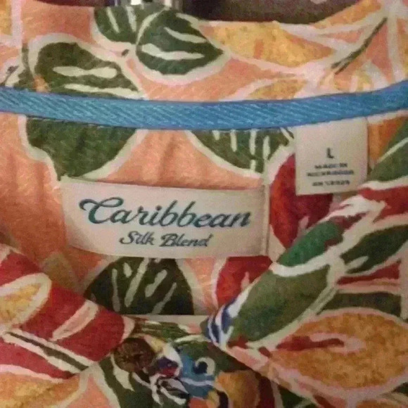 Caribbean short sleeve button down shirt - Picture 2 of 3